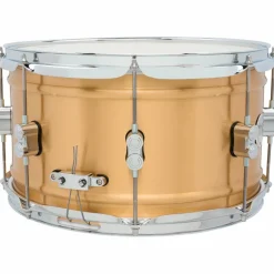 PDP by DW Concept Series 1.2 mm Natural Satin Brushed Brass Snare Drum 14 x 8 in.