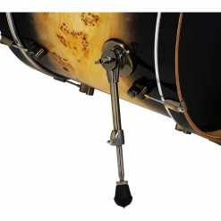 PDP by DW Limited-Edition Mapa Burl 4-Piece Shell Pack With Antique Bronze Hardware Black Burst