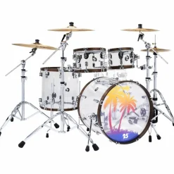 PDP by DW 25th Anniversary Clear Acrylic 4-Piece Shell Pack