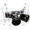 Pearl Export Double Bass 8-Piece Drum Set Jet Black