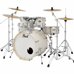 Pearl Export New Fusion 5-Piece Drum Set With Hardware Slipstream white