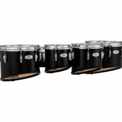 Pearl Finalist FMTB8023 Marching Tenor Set 8, 10, 12, 13 in. Midnight Black