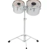Pearl President Series Deluxe Concert Tom Set With Double Tom Stand Silver Sparkle