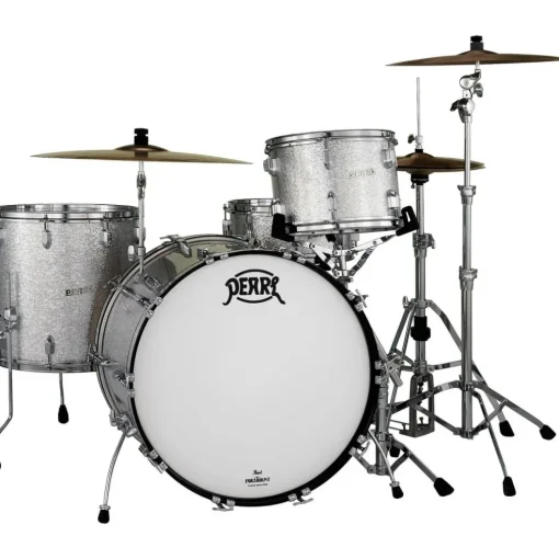 Pearl President Series Deluxe 3-Piece Shell Pack with 24 in. Bass Drum Silver Sparkle