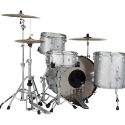 Pearl President Series Deluxe 3-Piece Shell Pack with 24 in. Bass Drum Silver Sparkle
