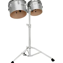 Pearl President Series Deluxe Concert Tom Set With Double Tom Stand Silver Sparkle