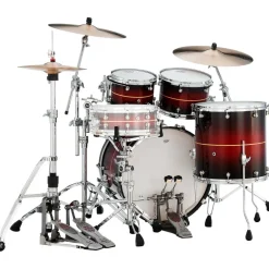 Pearl Reference One 4-Piece Shell Pack Natural Banded Redburst