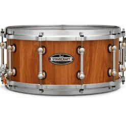 Pearl StaveCraft Makha Snare Drum 14 x 6.5 in. Hand-Rubbed Natural
