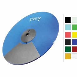 Pintech VisuLite Professional Triple Zone Ride Cymbal 18 in. Fluorescent Blue