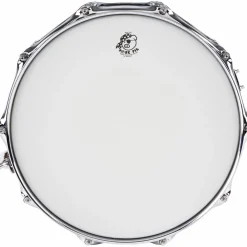 Pork Pie Big Black Brass Snare Drum With Tube Lugs and Chrome Hardware With SKB Case