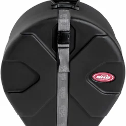 Pork Pie Big Black Brass Snare Drum With Tube Lugs and Chrome Hardware With SKB Case