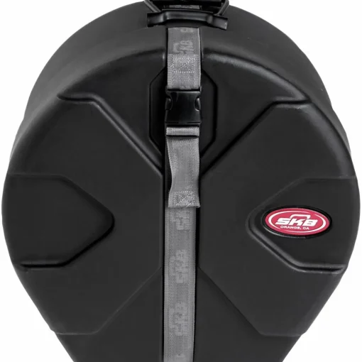 Pork Pie Big Black Brass Snare Drum With Tube Lugs and Chrome Hardware With SKB Case