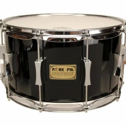 Pork Pie Maple/Oak Snare Drum High Gloss Black 8X14