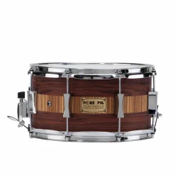 Pork Pie Rosewood Zebra Maple Snare Drum 6.5x14