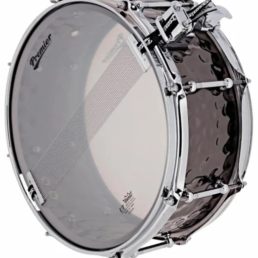 Premier Beatmaker Hammered Brass Snare Drum 13 x 5.5 in. Black Chrome