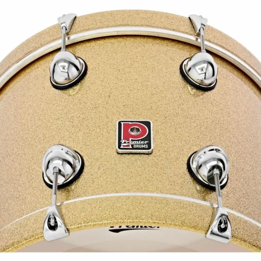 Premier Genista Heritage Birch 3-Piece Shell Pack With 18" Bass Drum Gold Sparkle