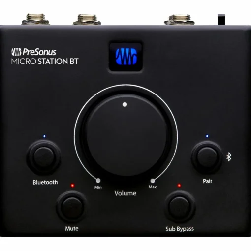 PreSonus MicroStation BT 2.1 Monitor Controller With BT Input and Dedicated Subwoofer Output