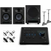 PreSonus Quantum ES2 Audio Interface with Eris 2nd Gen Studio Monitor Pair & SUB8BT (Cables & Stands Included)