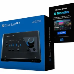 PreSonus Quantum ES2 Audio Interface with Eris 2nd Gen Studio Monitor Pair & SUB8BT (Cables & Stands Included)