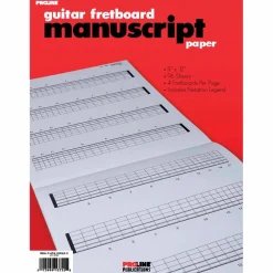 Proline Guitar Fretboard Manuscript Paper