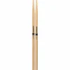 Promark Finesse 718 Hickory Small Round Wood Tip Drum Sticks Wood