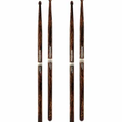 Promark Rebound FireGrain Drum Sticks 2 Pack 5A Wood
