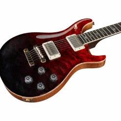 PRS Wood Library McCarty 594 Electric Guitar Fire Red to Gray Black Fade