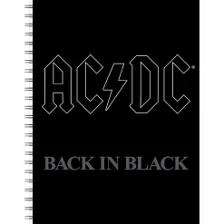 Pyramid America AC/DC - Back in Black Guitar Tabs Premium Journal