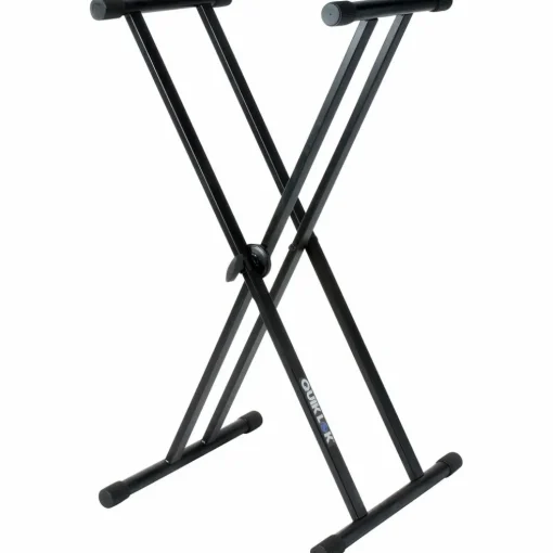Quik-Lok Double Braced Keyboard Stand