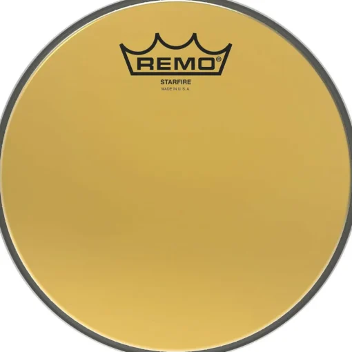 Remo Ambassador Starfire Gold Tom Head 8 in.