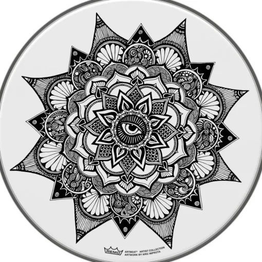 Remo ARTBEAT Aric Improta Dilate Artist Collection Drum Head, 14"
