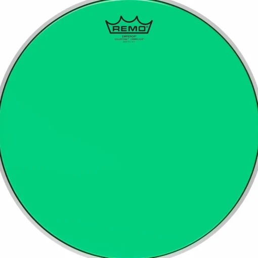 Remo Emperor Colortone Crimplock Green Tenor Drum Head 6 in.