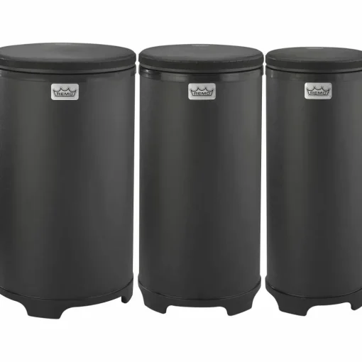 Remo Festival Drum Tubano Nested Set Black Matte