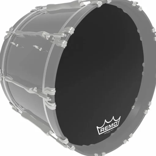 Remo Powermax Ebony Crimplock Bass Drum Head 14 in.