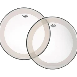 Remo Powerstroke 4 Clear Batter Bass Drum Head with Impact Patch 24 in.