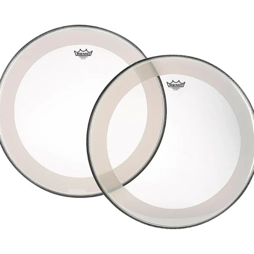 Remo Powerstroke 4 Clear Batter Bass Drum Head with Impact Patch 24 in.