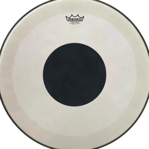 Remo Powerstroke 3 Coated Bass Drum Head With Black Dot 18 in.