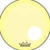 Remo Powerstroke P3 Colortone Yellow Resonant Bass Drum Head With 5" Offset Hole 18 in.