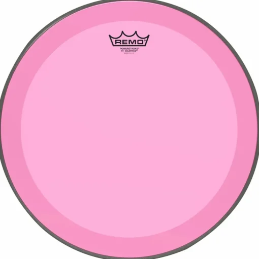Remo Powerstroke P3 Colortone Pink Bass Drum Head 16 in.