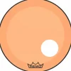 Remo Powerstroke P3 Colortone Orange Resonant Bass Drum Head With 5" Offset Hole 22 in.