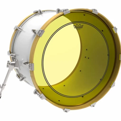 Remo Powerstroke P3 Colortone Yellow Bass Drum Head 20 in.