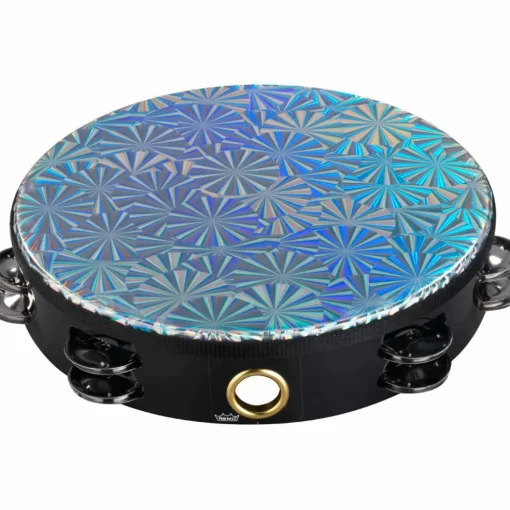 Remo Prizmatic Double Row Tambourine 10 in. Chrome