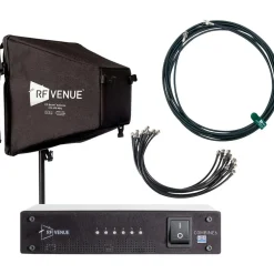 RF Venue COMBINE6HDR With CP Beam Antenna & Cable Black