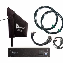 RF Venue DISTRO5HDR With DFin Antenna & Cables Black