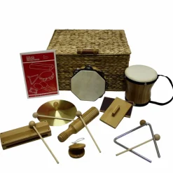 Rhythm Band Deluxe 9 Player Rhythm Kit Bamboo