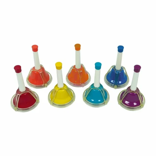 Rhythm Band Kid's Play 7-Note Extension Hand/Desk Bell Set