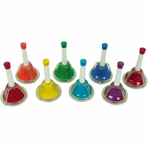 Rhythm Band Kid's Play 8-Note Diatonic Hand/Desk Bell Set