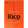 Rico Bass Clarinet Reeds, Box of 10 Strength 3