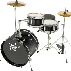 Rogue Lil' Kicker 3-Piece Junior Drum Set Black