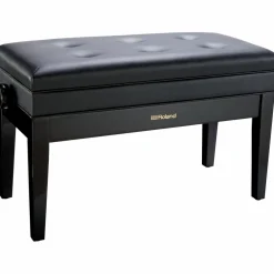 Roland GP-9M Digital Grand Piano With Moving Keys and Bench Polished Ebony